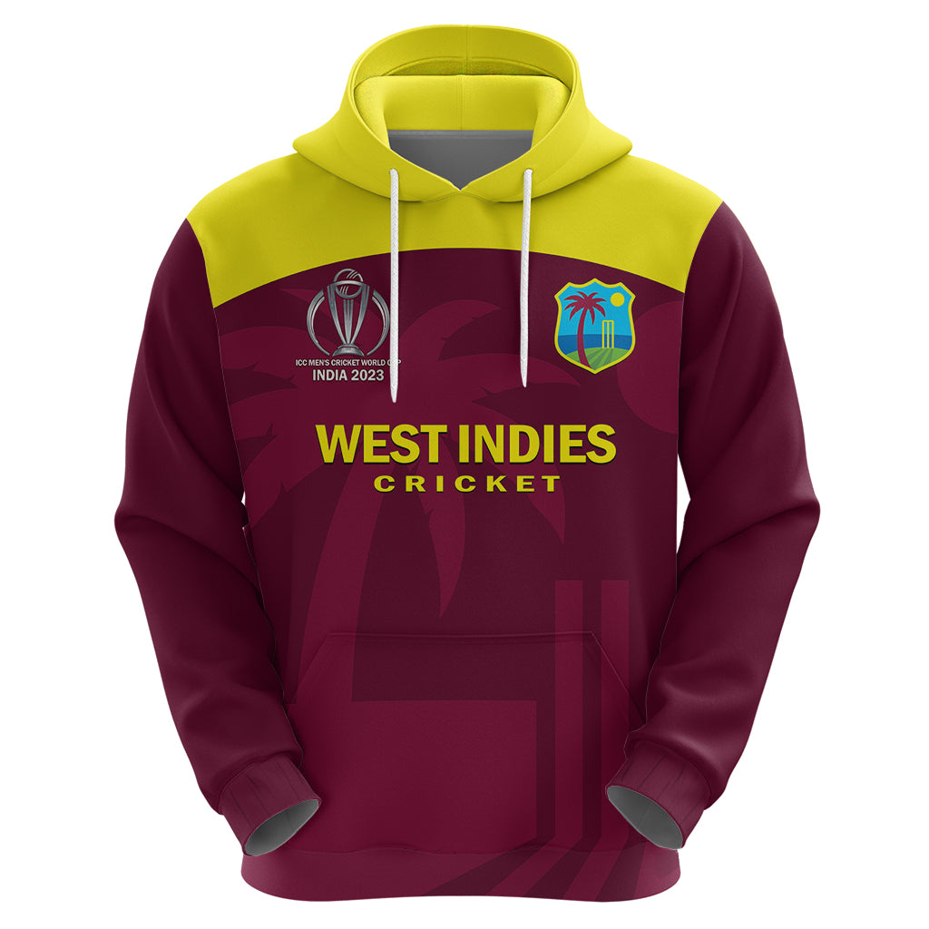 Personalised West Indies Cricket Hoodie Go Windies Dynamic Version 2023 - Vibe Hoodie Shop