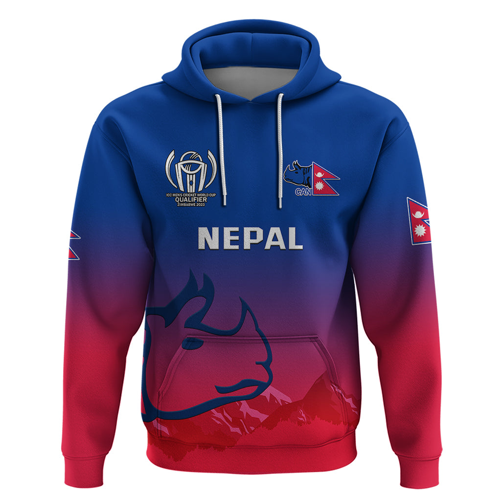 Nepal Cricket Hoodie Dynamic Version 2023 - Vibe Hoodie Shop
