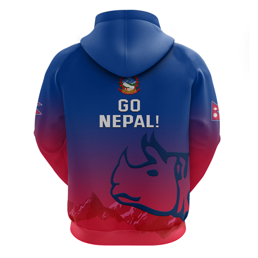 Nepal Cricket Hoodie Dynamic Version 2023 - Vibe Hoodie Shop