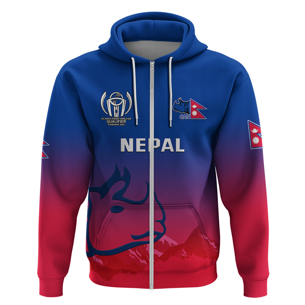 Nepal Cricket Hoodie Dynamic Version 2023 - Vibe Hoodie Shop
