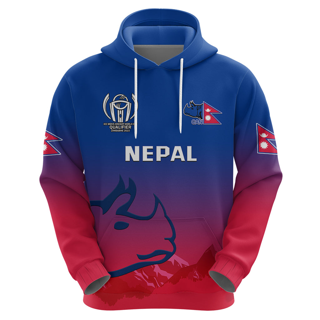 Nepal Cricket Hoodie Dynamic Version 2023 - Vibe Hoodie Shop