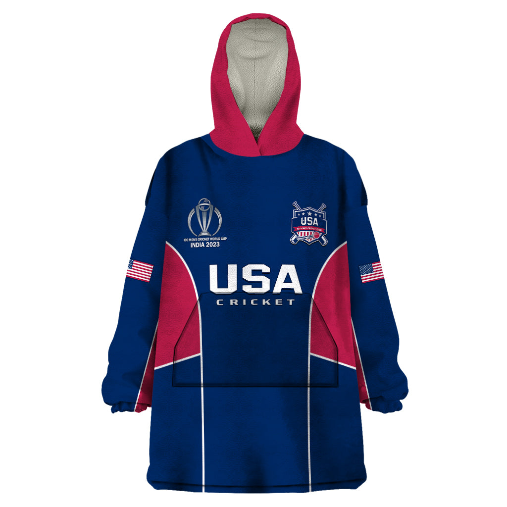 United States Cricket Wearable Blanket Hoodie Go USA Dynamic Version 2023 - Vibe Hoodie Shop