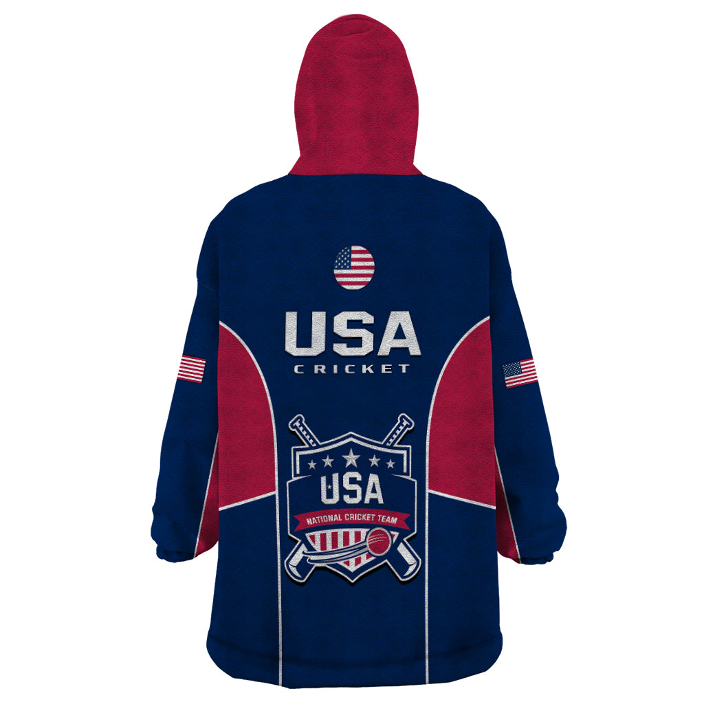 United States Cricket Wearable Blanket Hoodie Go USA Dynamic Version 2023 - Vibe Hoodie Shop