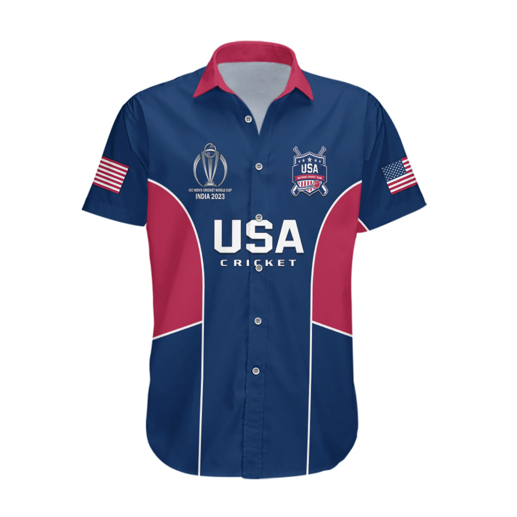 Personalised United States Cricket Hawaiian Shirt Go USA Dynamic Version 2023 - Vibe Hoodie Shop