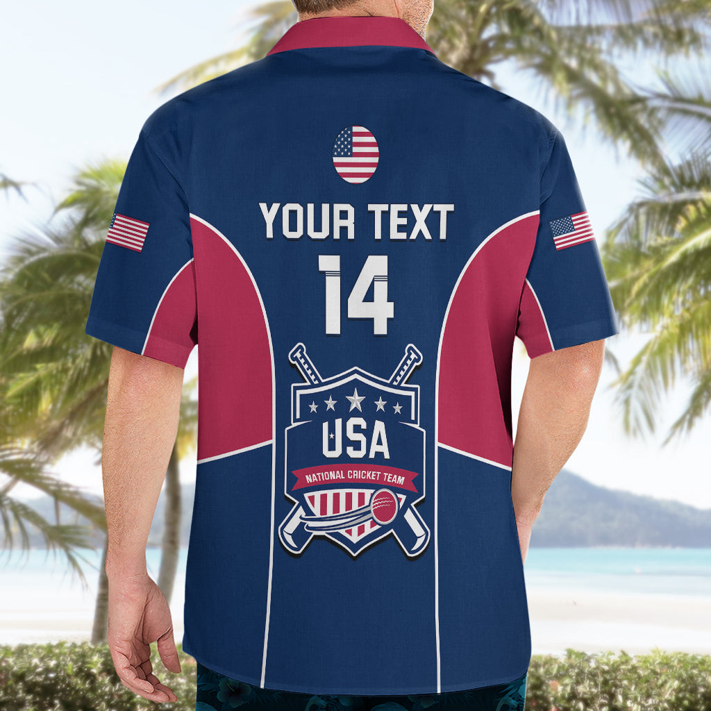 Personalised United States Cricket Hawaiian Shirt Go USA Dynamic Version 2023 - Vibe Hoodie Shop
