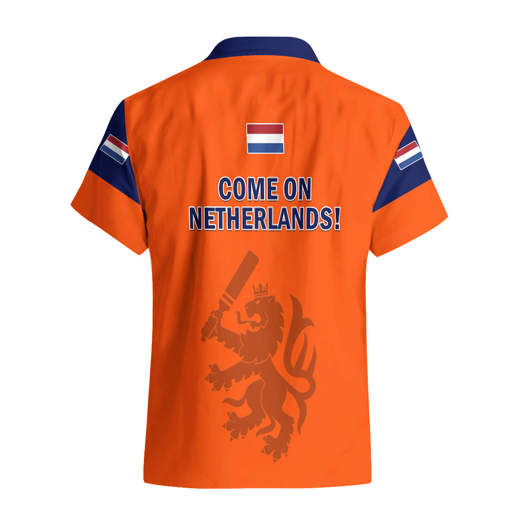 Netherlands Cricket Hawaiian Shirt Dynamic Version 2023 - Vibe Hoodie Shop