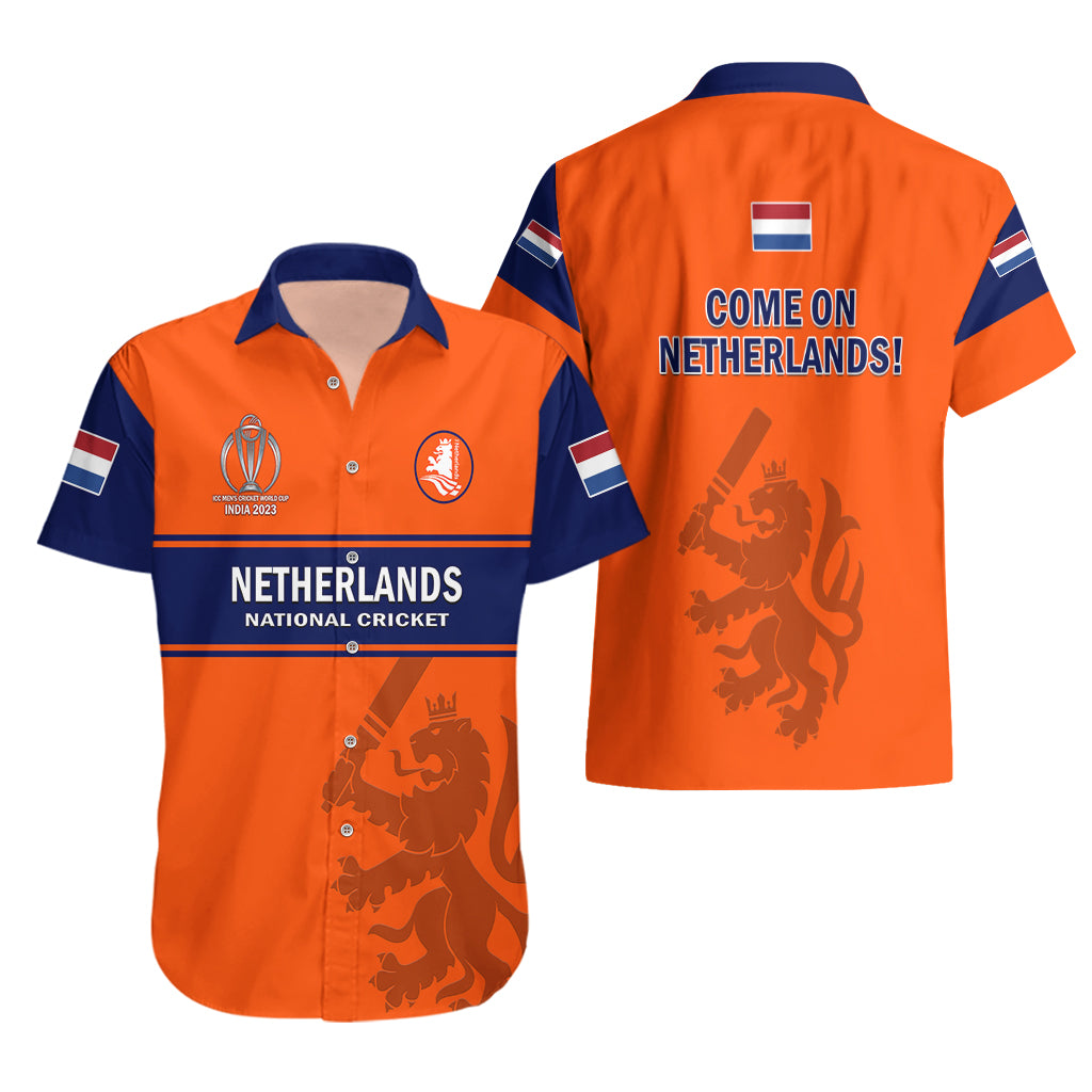 Netherlands Cricket Hawaiian Shirt Dynamic Version 2023 - Vibe Hoodie Shop