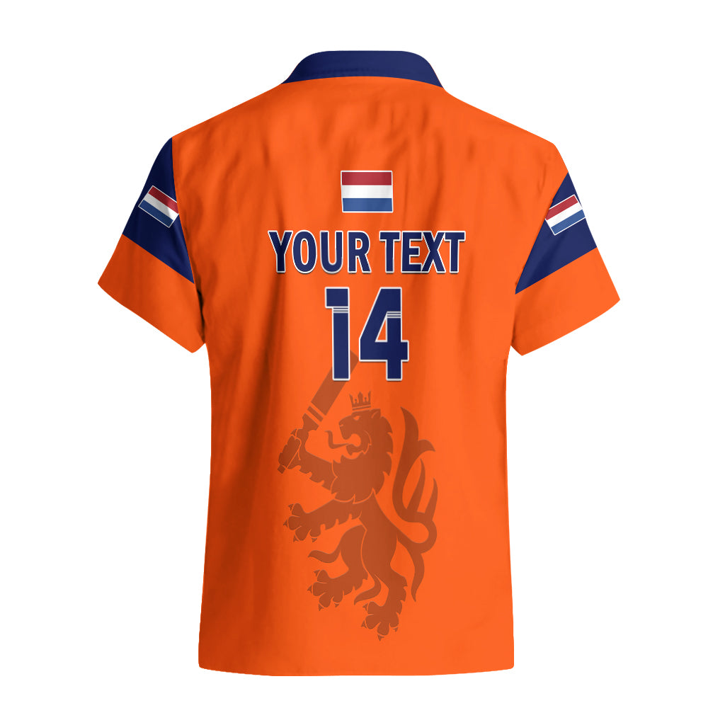 Personalised Netherlands Cricket Hawaiian Shirt Dynamic Version 2023 - Vibe Hoodie Shop