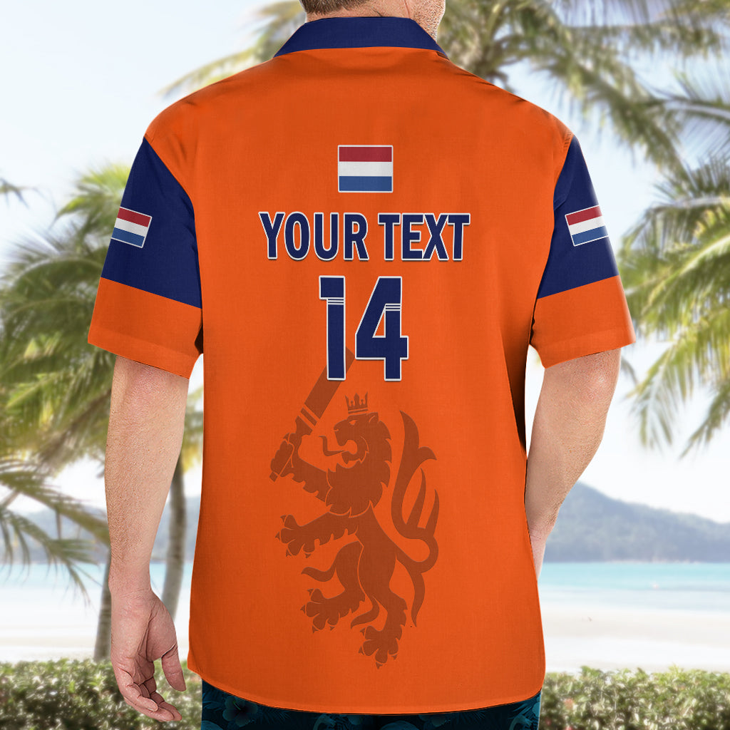 Personalised Netherlands Cricket Hawaiian Shirt Dynamic Version 2023 - Vibe Hoodie Shop