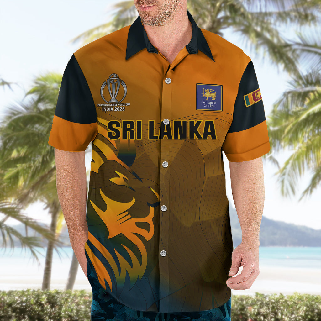 Sri Lanka Cricket Hawaiian Shirt Go Lions Dynamic Version 2023 - Vibe Hoodie Shop
