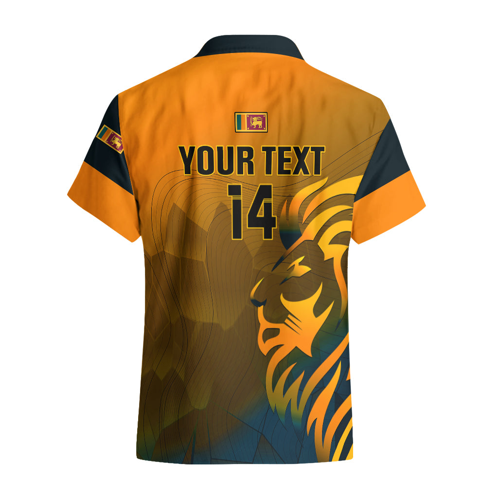 Personalised Sri Lanka Cricket Hawaiian Shirt Go Lions Dynamic Version 2023 - Vibe Hoodie Shop