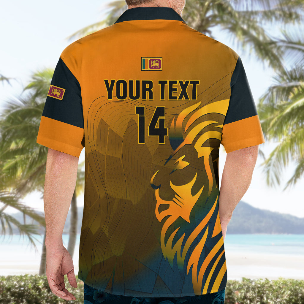 Personalised Sri Lanka Cricket Hawaiian Shirt Go Lions Dynamic Version 2023 - Vibe Hoodie Shop