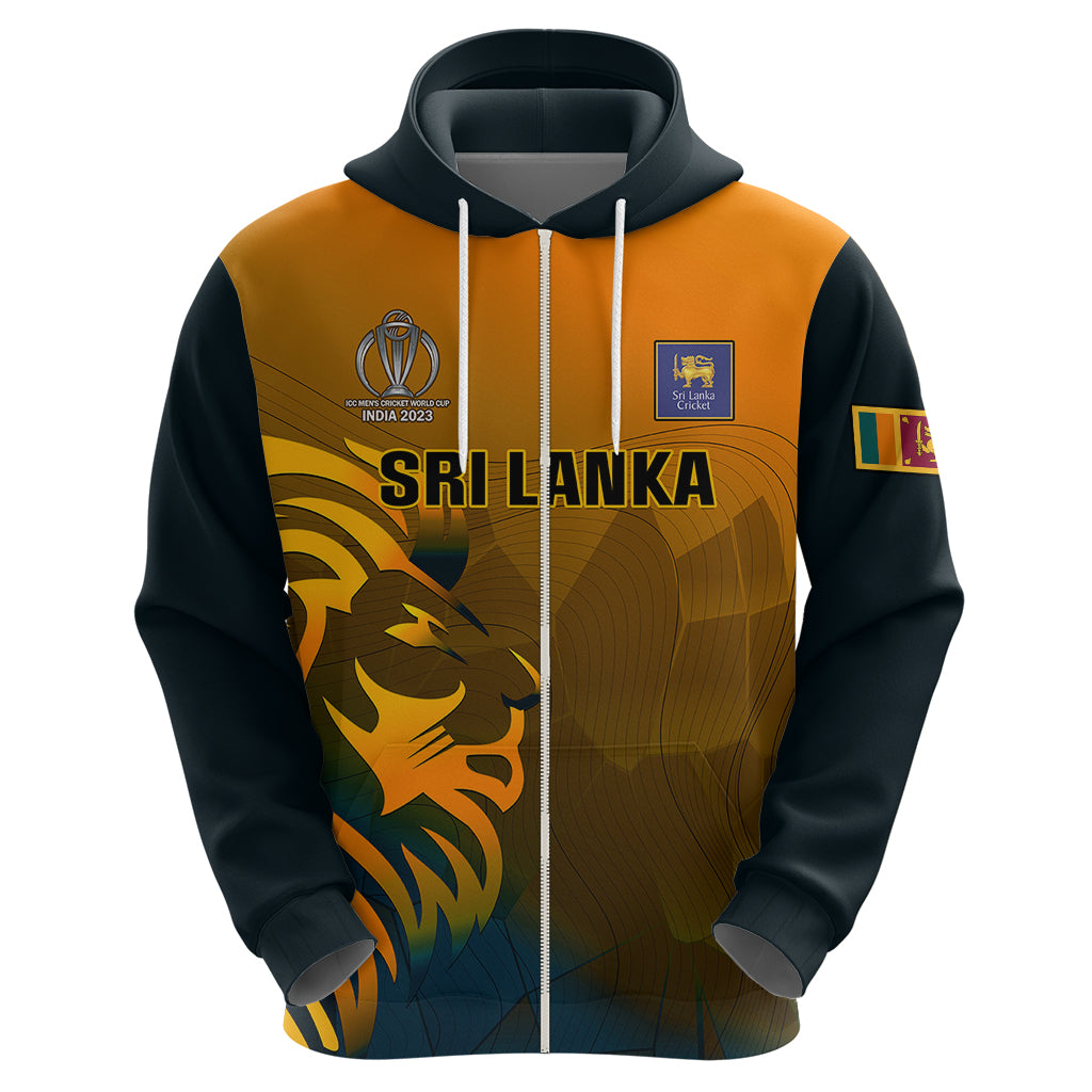 Personalised Sri Lanka Cricket Hoodie Go Lions Dynamic Version 2023 - Vibe Hoodie Shop