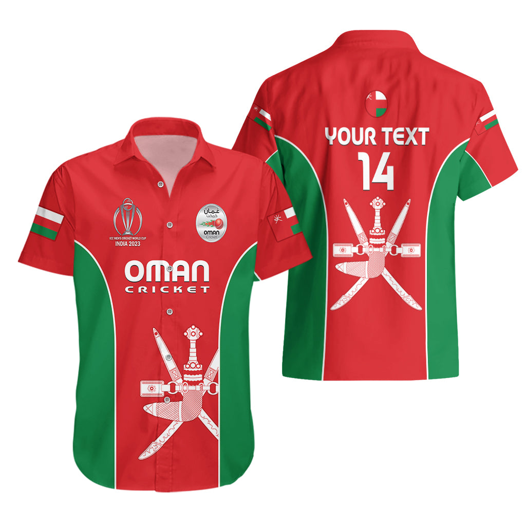 Personalised Oman Cricket Hawaiian Shirt Dynamic Version 2023 - Vibe Hoodie Shop