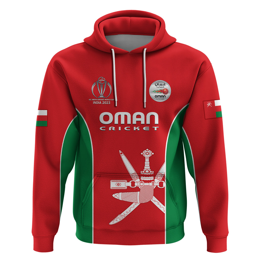 Personalised Oman Cricket Hoodie Dynamic Version 2023 - Vibe Hoodie Shop