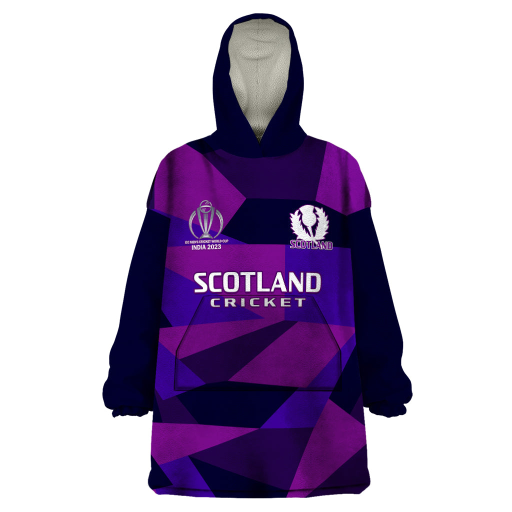 Scotland Cricket Wearable Blanket Hoodie Go Scottish Dynamic Version 2023 - Vibe Hoodie Shop