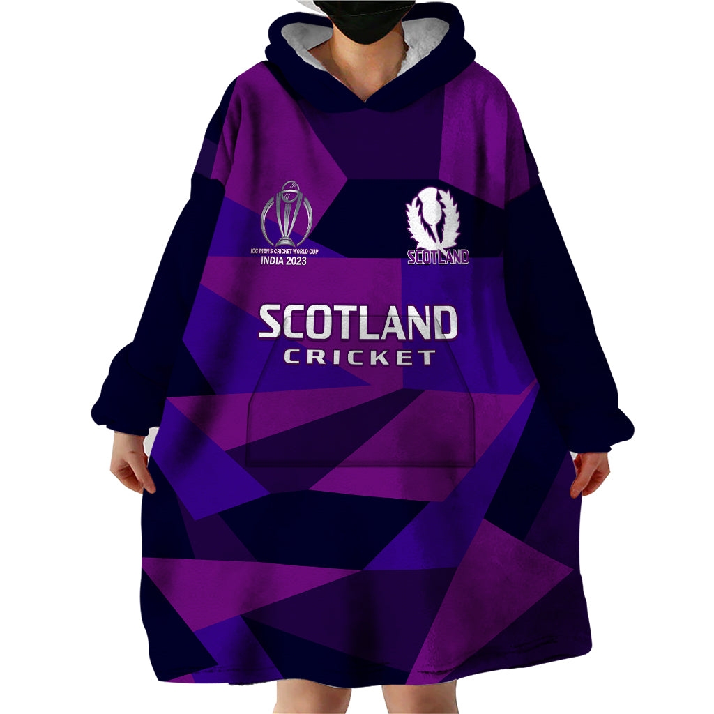 Scotland Cricket Wearable Blanket Hoodie Go Scottish Dynamic Version 2023 - Vibe Hoodie Shop