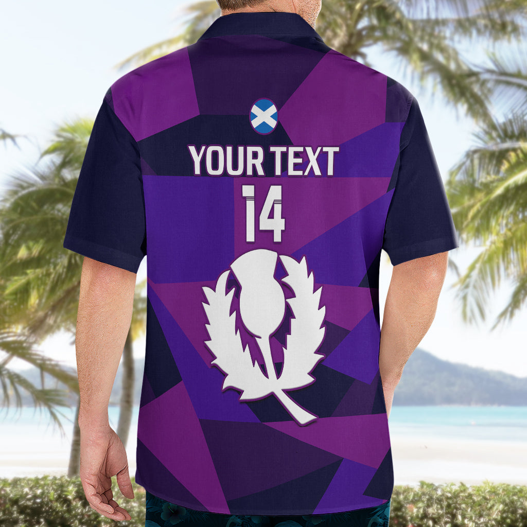 Personalised Scotland Cricket Hawaiian Shirt Go Scottish Dynamic Version 2023 - Vibe Hoodie Shop