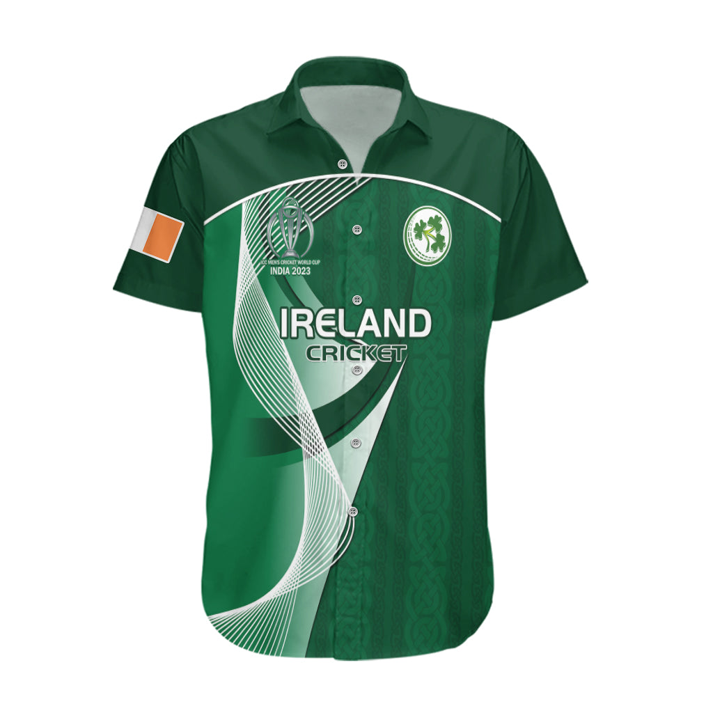 Ireland Cricket Hawaiian Shirt Go Irish Dynamic Version 2023 - Vibe Hoodie Shop