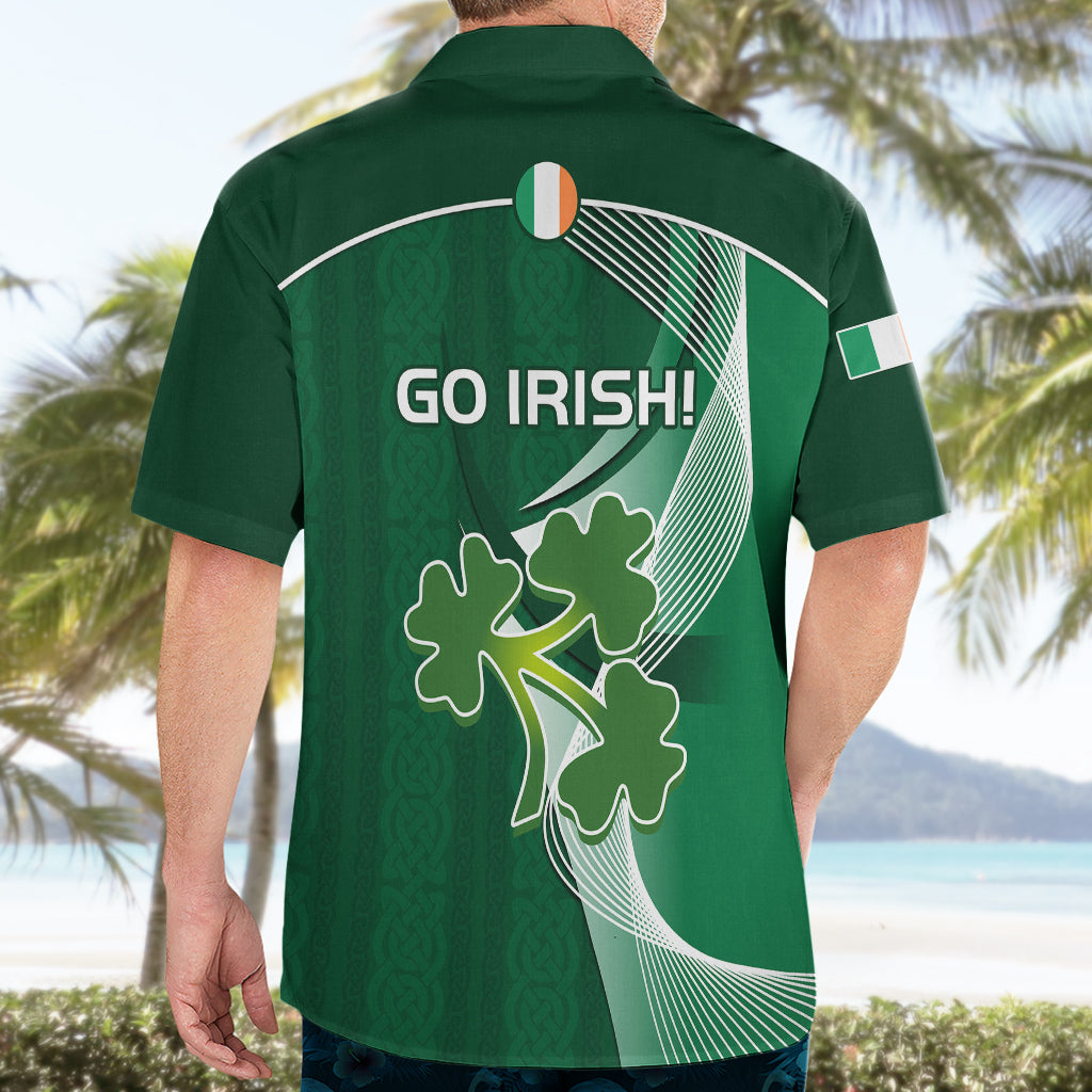 Ireland Cricket Hawaiian Shirt Go Irish Dynamic Version 2023 - Vibe Hoodie Shop