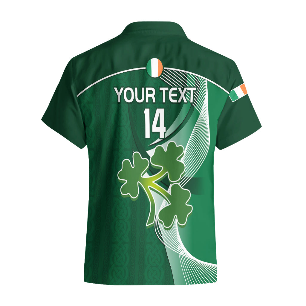 Personalised Ireland Cricket Hawaiian Shirt Go Irish Dynamic Version 2023 - Vibe Hoodie Shop