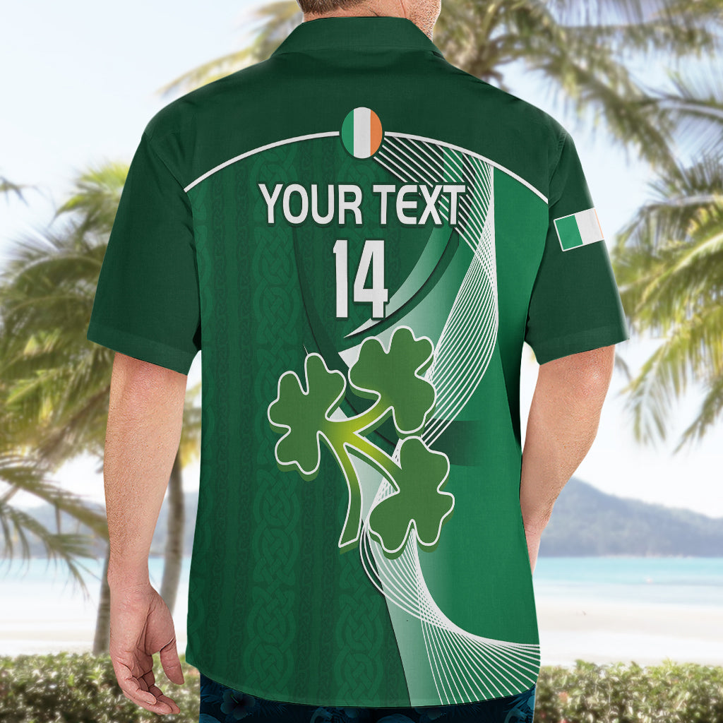 Personalised Ireland Cricket Hawaiian Shirt Go Irish Dynamic Version 2023 - Vibe Hoodie Shop