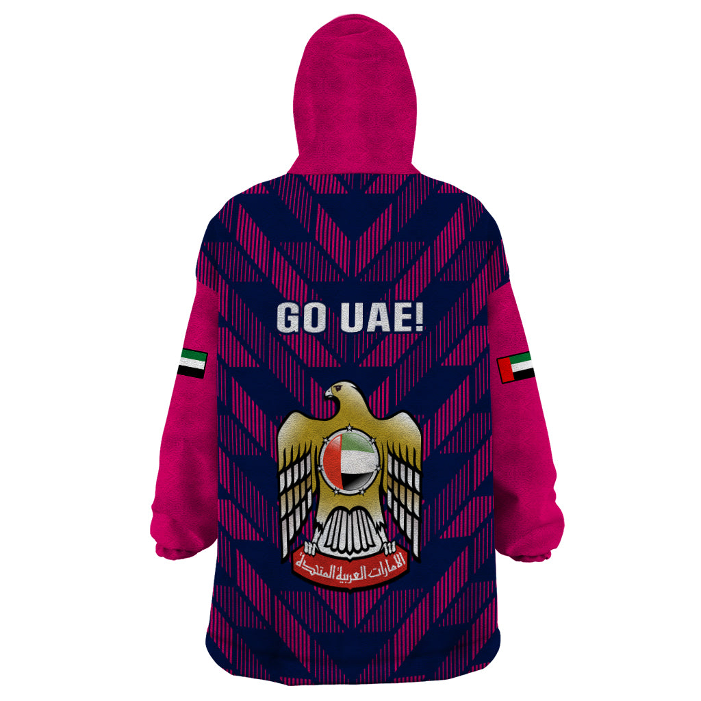 United Arab Emirates Cricket Wearable Blanket Hoodie Go UAE Dynamic Version 2023 - Vibe Hoodie Shop