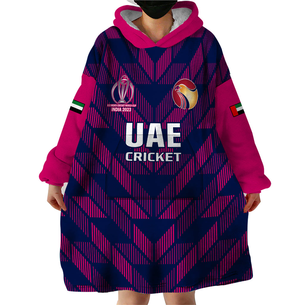 United Arab Emirates Cricket Wearable Blanket Hoodie Go UAE Dynamic Version 2023 - Vibe Hoodie Shop