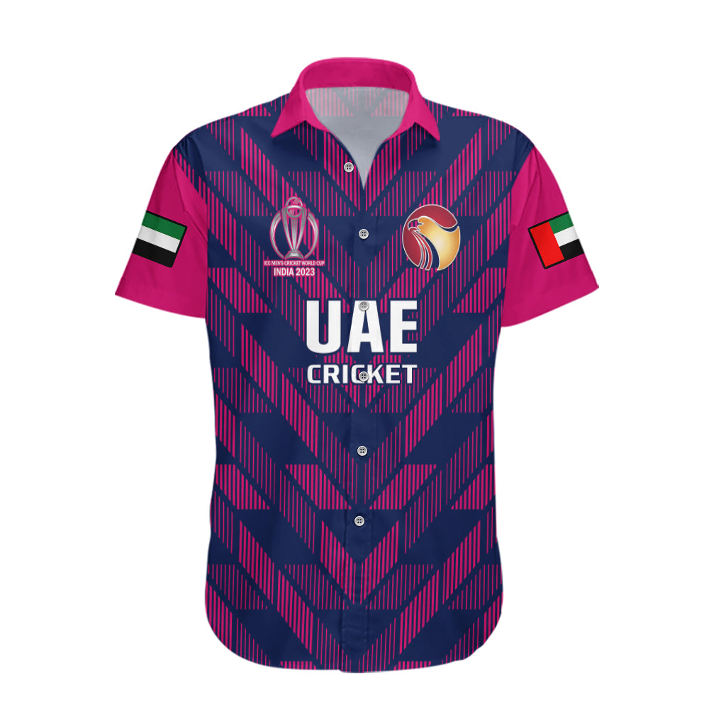 Personalised United Arab Emirates Cricket Hawaiian Shirt Go UAE Dynamic Version 2023 - Vibe Hoodie Shop