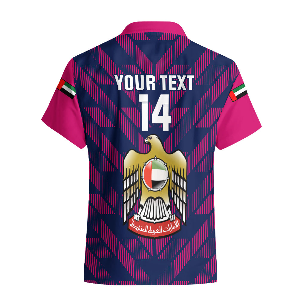 Personalised United Arab Emirates Cricket Hawaiian Shirt Go UAE Dynamic Version 2023 - Vibe Hoodie Shop