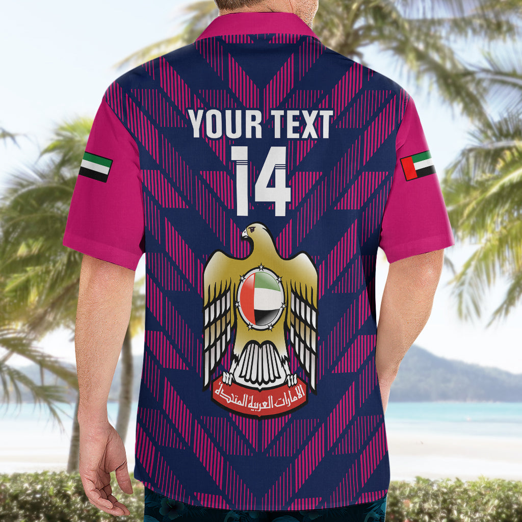 Personalised United Arab Emirates Cricket Hawaiian Shirt Go UAE Dynamic Version 2023 - Vibe Hoodie Shop