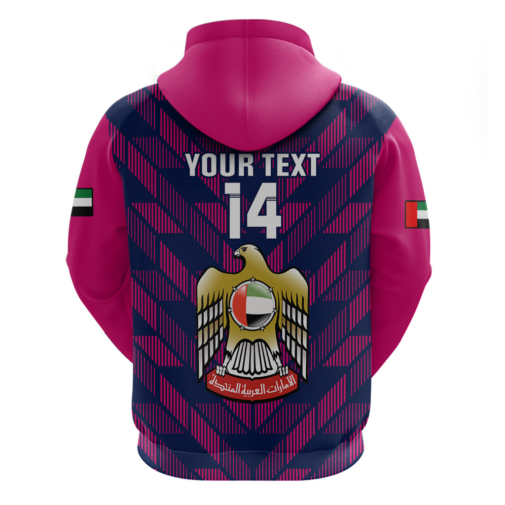 Personalised United Arab Emirates Cricket Hoodie Go UAE Dynamic Version 2023 - Vibe Hoodie Shop