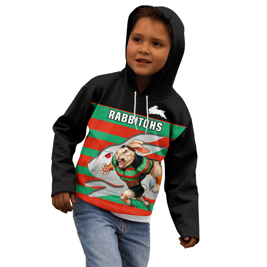 Rabbitohs Rugby 2023 Kid Hoodie Glory Glory Souths Unique - Vibe Hoodie Shop
