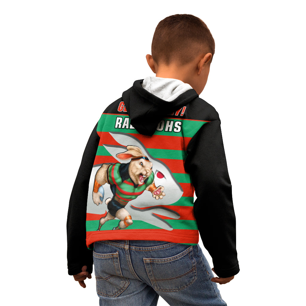 Rabbitohs Rugby 2023 Kid Hoodie Glory Glory Souths Unique - Vibe Hoodie Shop