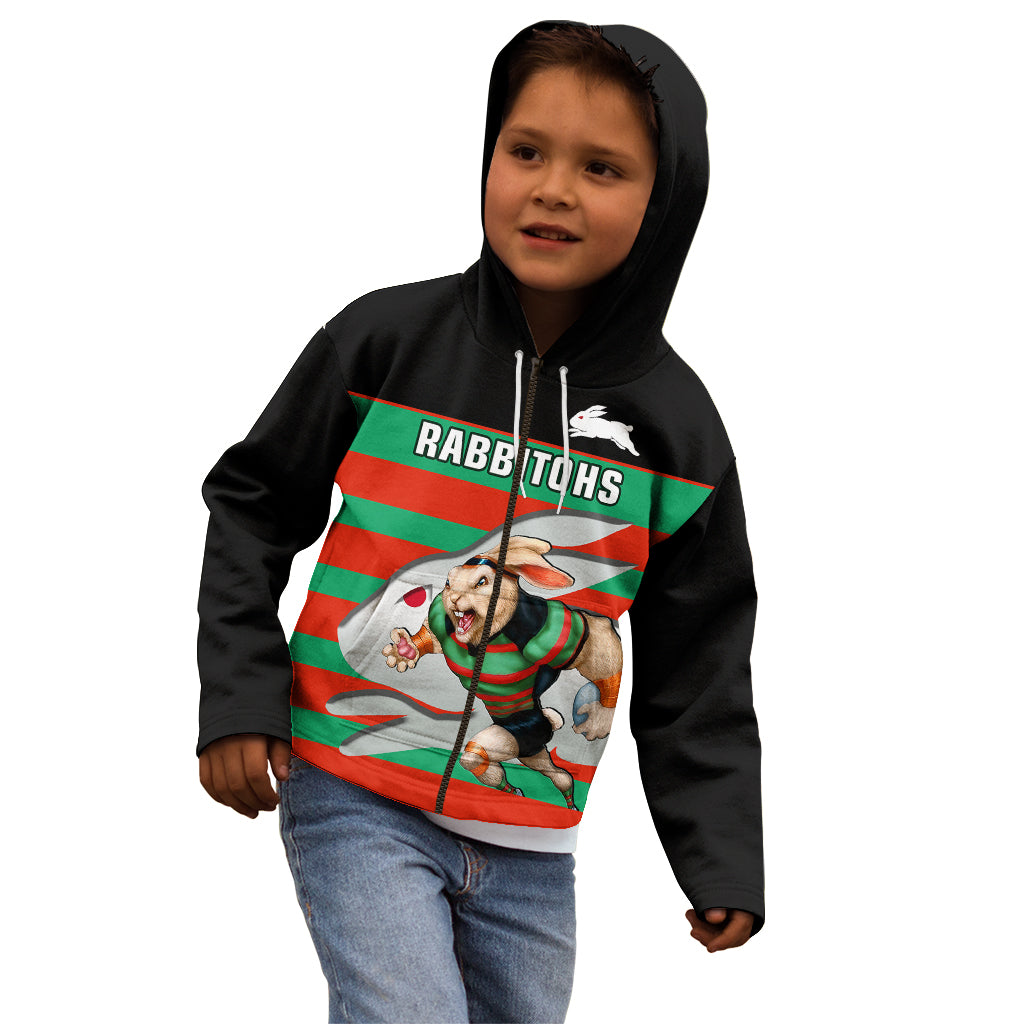 Rabbitohs Rugby 2023 Kid Hoodie Glory Glory Souths Unique - Vibe Hoodie Shop