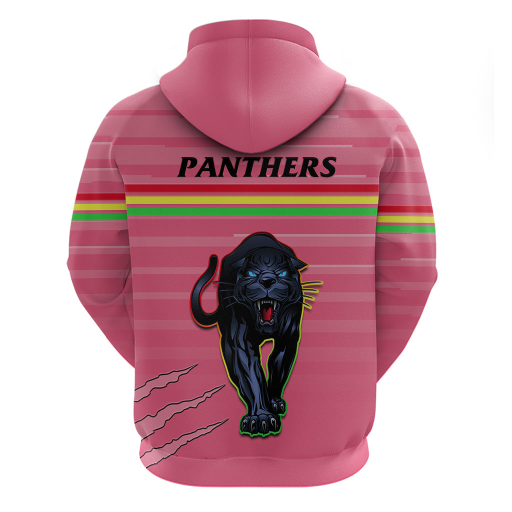 Penrith Panthers Rugby 2023 Hoodie The Riff Est 1966 Pink Sporty - Vibe Hoodie Shop