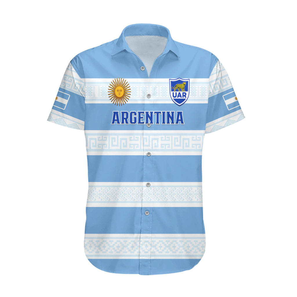 Personalised Argentina Rugby Hawaiian Shirt Los Pumas 2023 Go Champions Unique Style - Vibe Hoodie Shop
