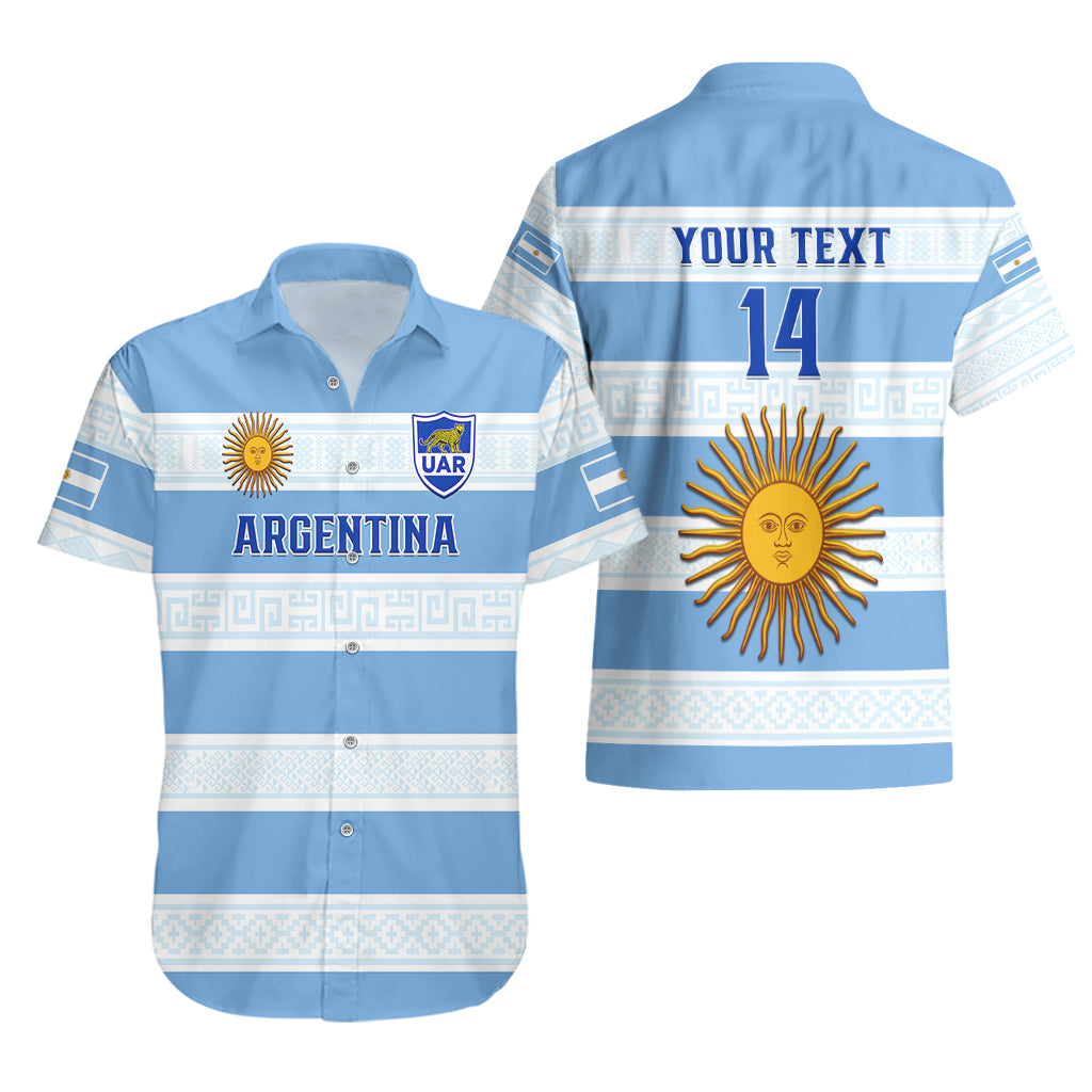 Personalised Argentina Rugby Hawaiian Shirt Los Pumas 2023 Go Champions Unique Style - Vibe Hoodie Shop