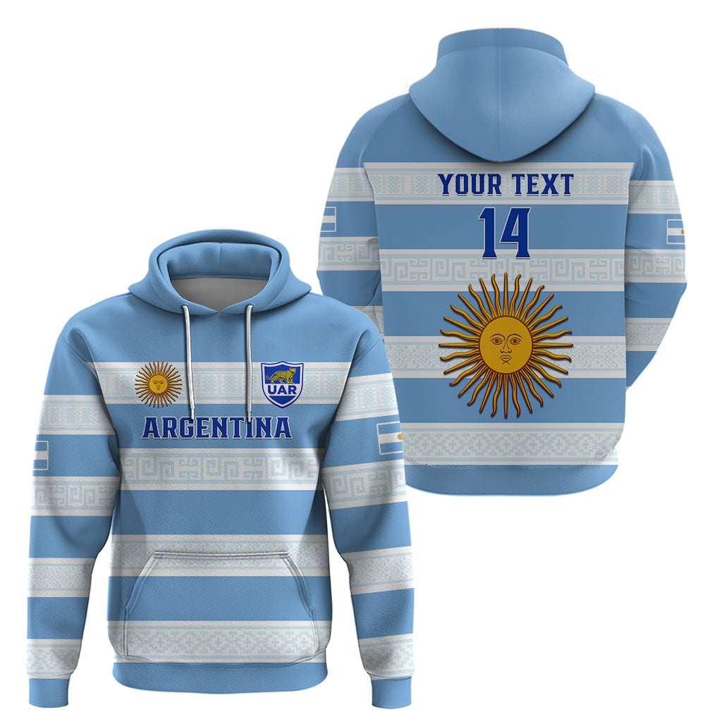Personalised Argentina Rugby Hoodie Los Pumas 2023 Go Champions Unique Style - Vibe Hoodie Shop