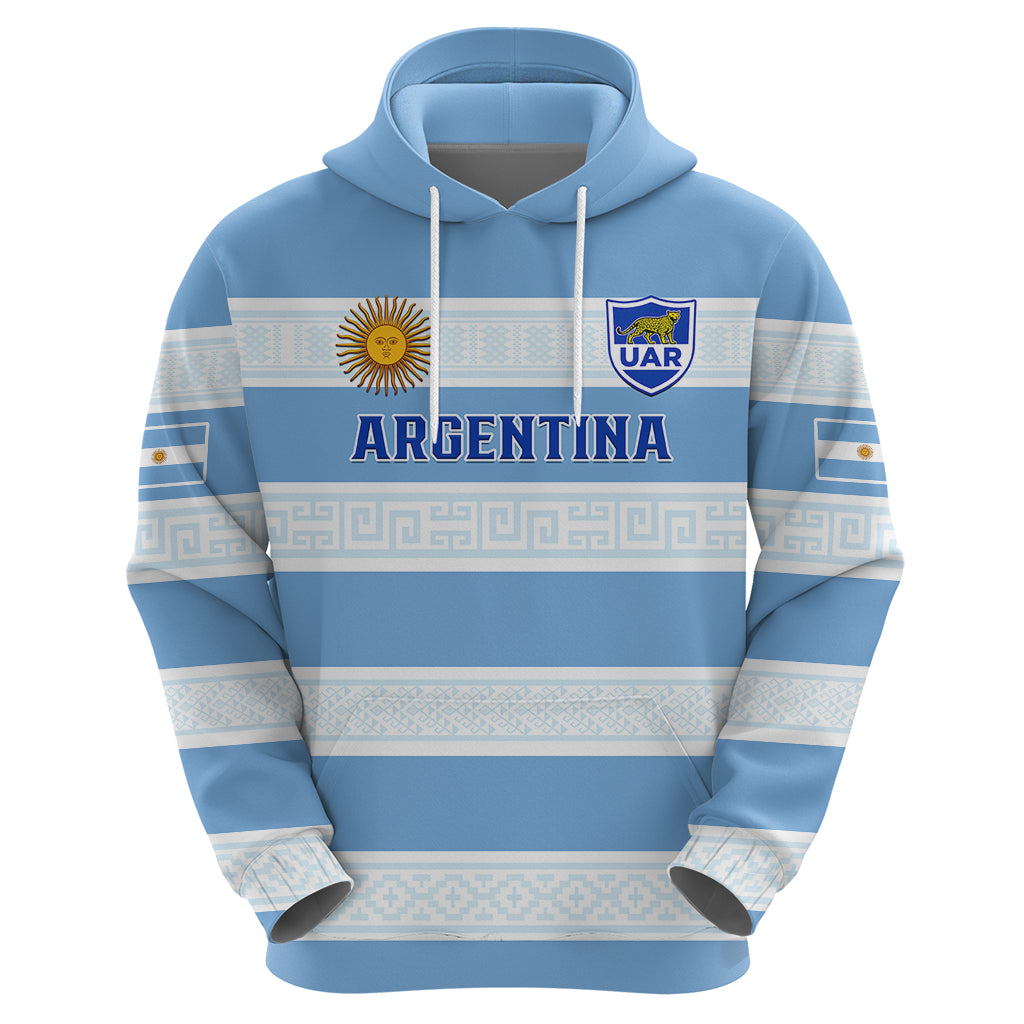Personalised Argentina Rugby Hoodie Los Pumas 2023 Go Champions Unique Style - Vibe Hoodie Shop