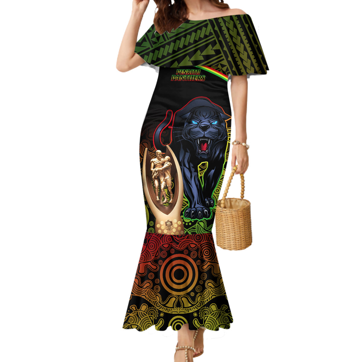 panthers-rugby-mermaid-dress-go-premiers-back-to-back-polynesian-indigenous-art