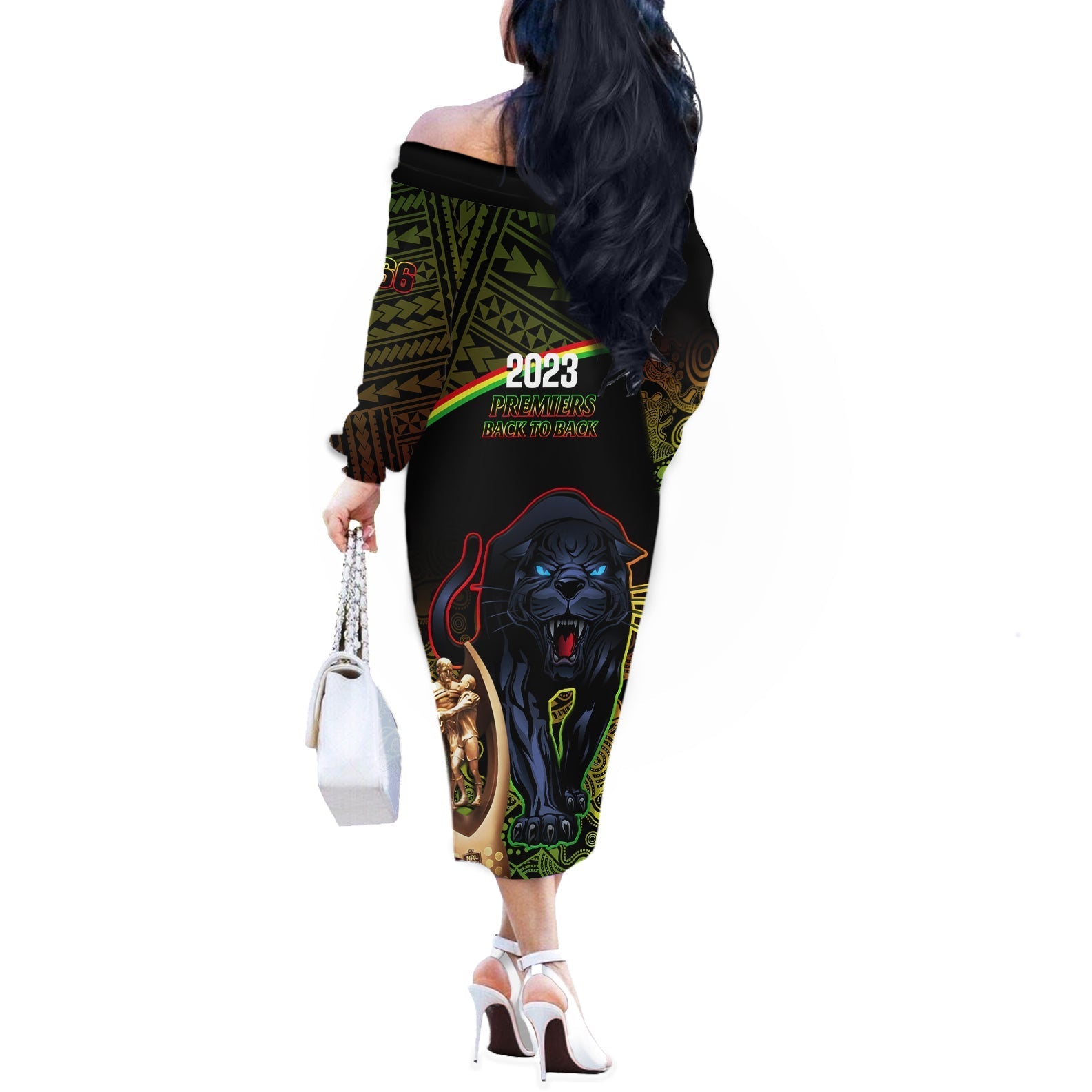 panthers-rugby-off-the-shoulder-long-sleeve-dress-go-premiers-back-to-back-polynesian-indigenous-art