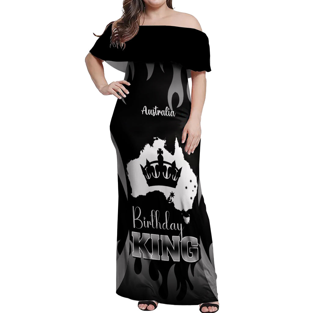 australia-king-birthday-off-shoulder-maxi-dress-australian-map-with-crown-black-version