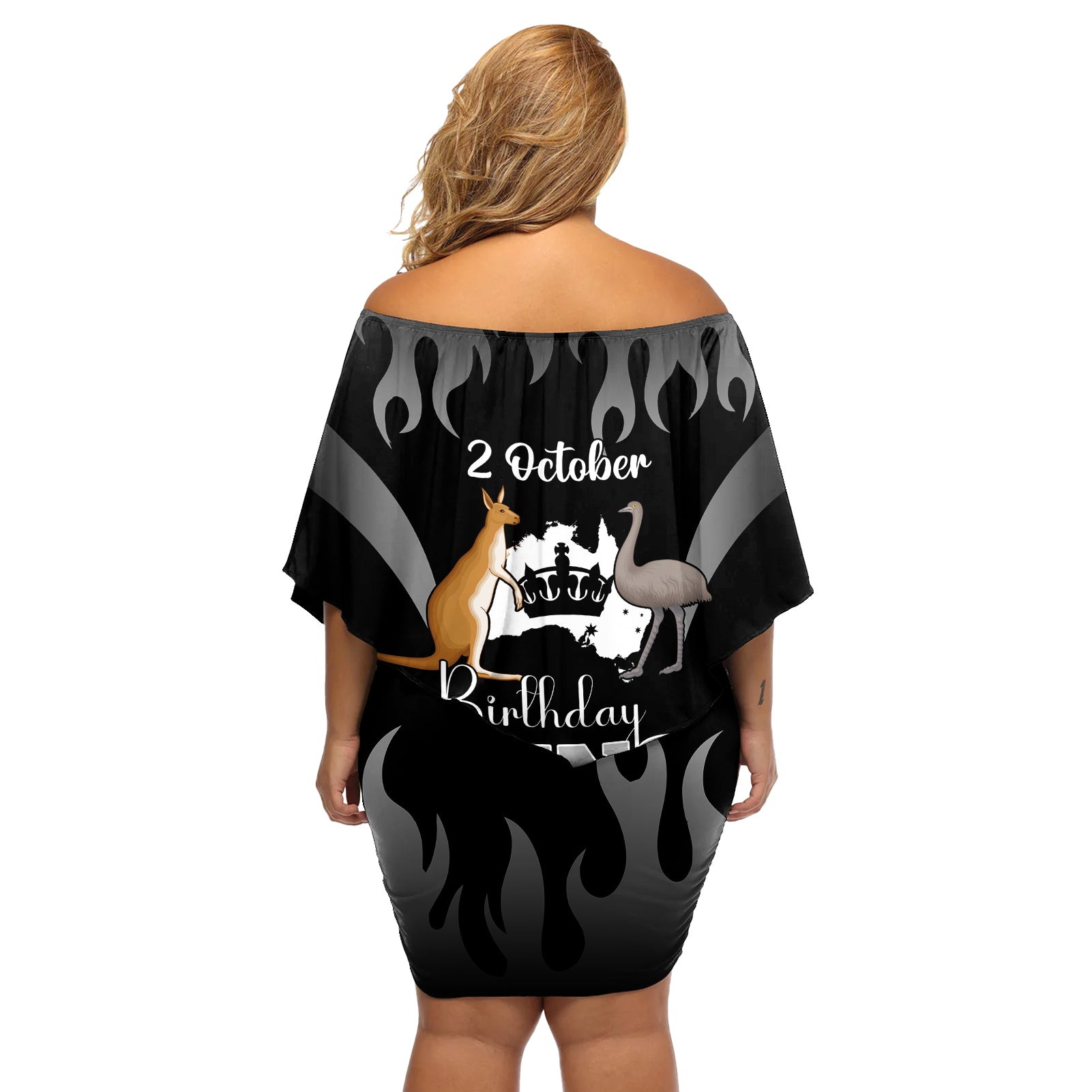 australia-king-birthday-off-shoulder-short-dress-australian-map-with-crown-black-version