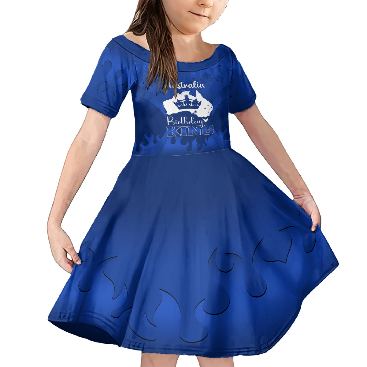 australia-king-birthday-family-matching-mermaid-dress-and-hawaiian-shirt-australian-map-with-crown-blue-version