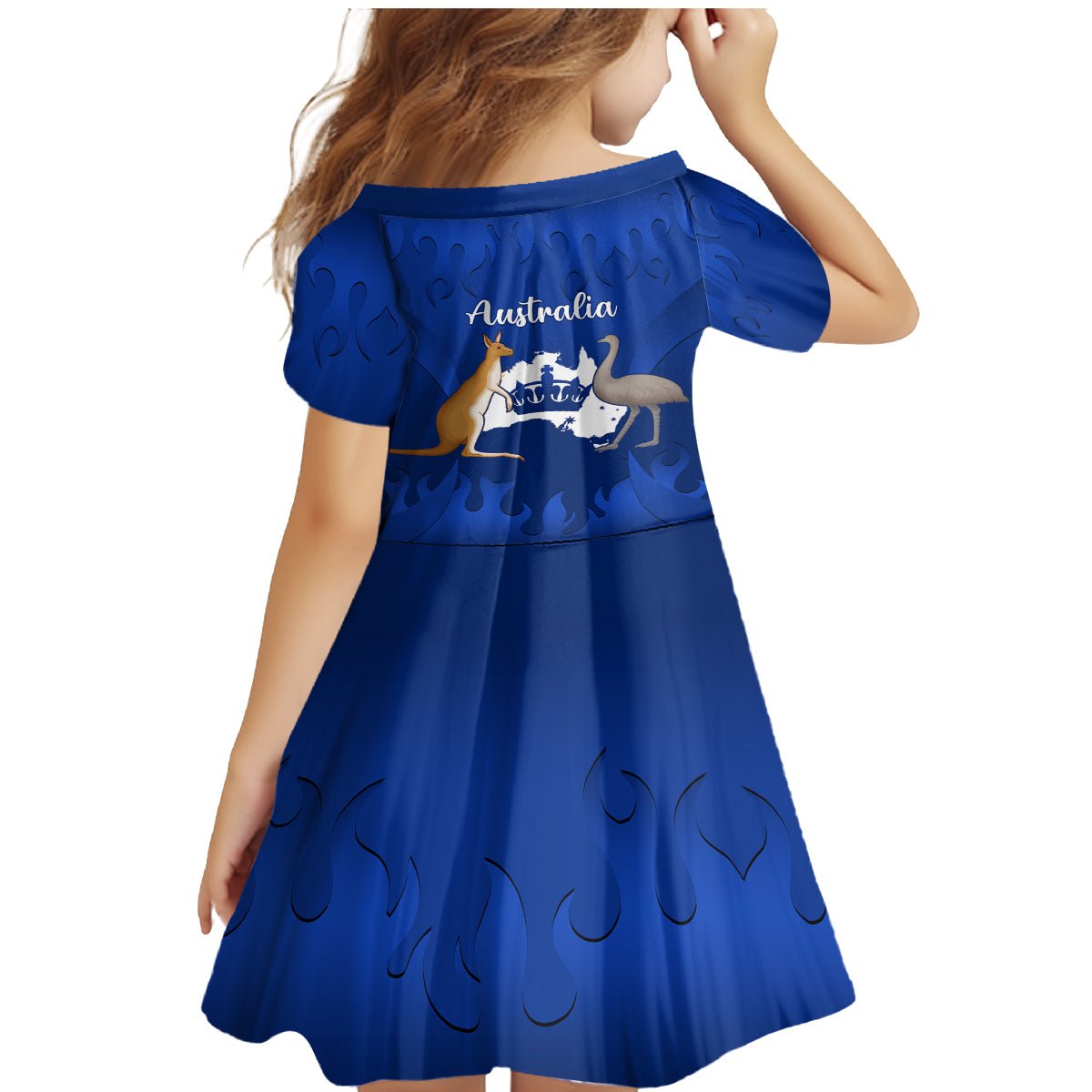 australia-king-birthday-family-matching-mermaid-dress-and-hawaiian-shirt-australian-map-with-crown-blue-version