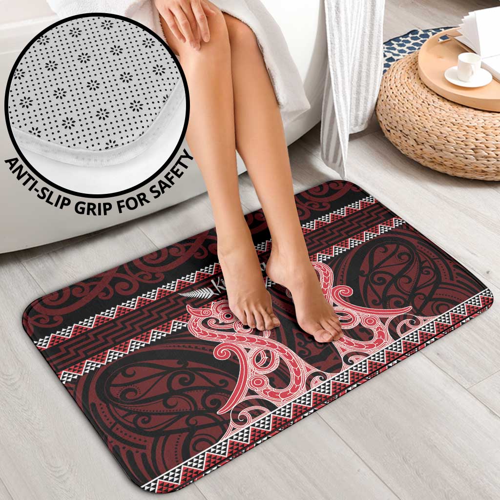 Kia Ora New Zealand Bathroom Set Maori Language Week Whero Taniko Motif - Vibe Hoodie