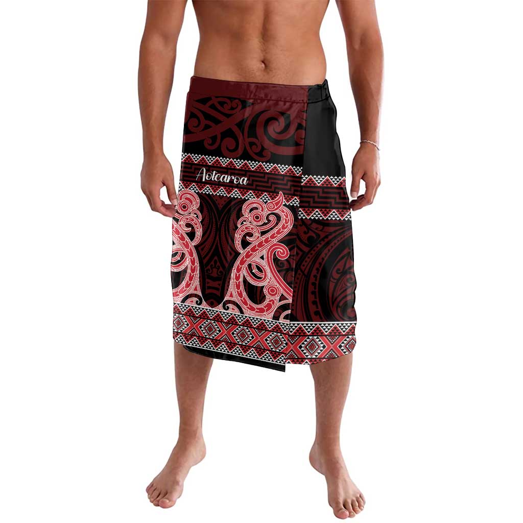 Kia Ora New Zealand Lavalava Maori Language Week Whero Taniko Motif - Vibe Hoodie