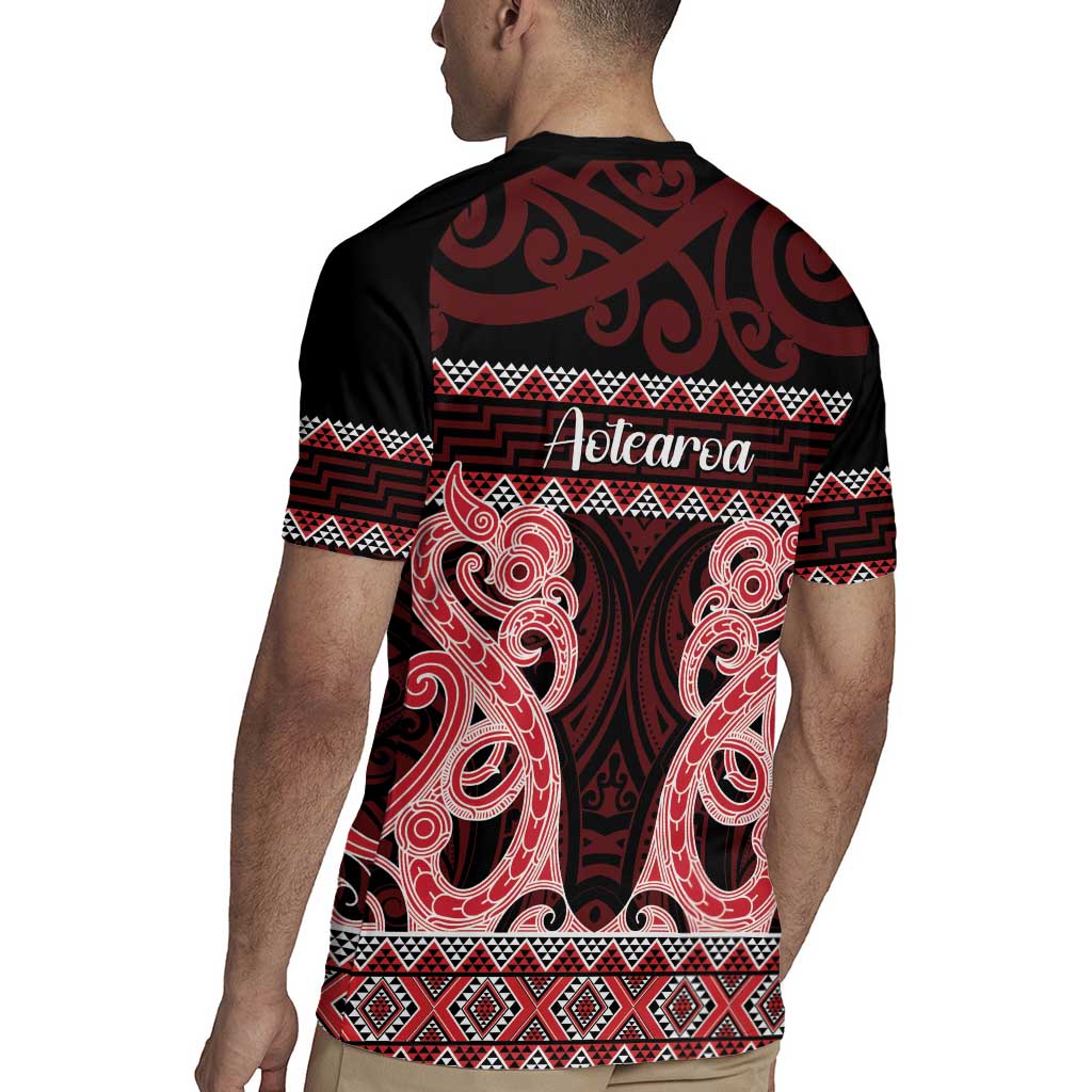 Kia Ora New Zealand Rugby Jersey Maori Language Week Whero Taniko Motif - Vibe Hoodie