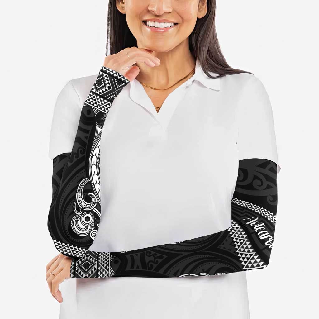 Kia Ora New Zealand Arm Sleeves Maori Language Week Pango Taniko Motif - Vibe Hoodie